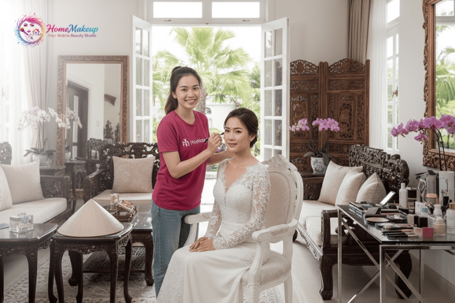 Home Makeup đồng hành cũng những khách hàng tại quận 2
