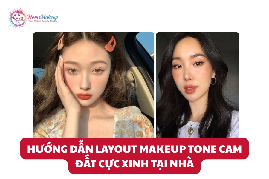Hướng Dẫn Layout Makeup Tone Cam Đất Cực Xinh Tại Nhà 1 Huong Dan Layout Makeup Tone Cam Dat Cuc Xinh Tai Nha