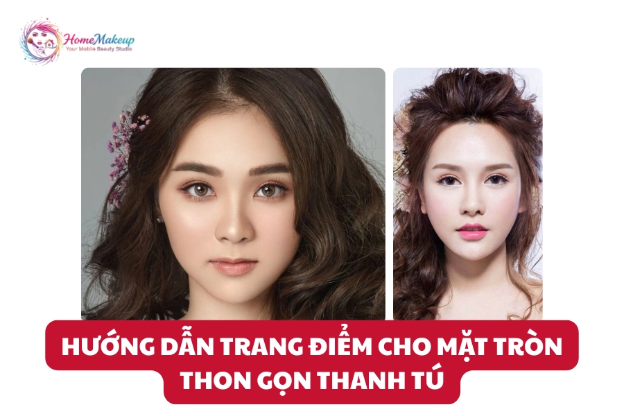 Hướng Dẫn Trang Điểm Cho Mặt Tròn Thon Gọn Thanh Tú 1 Huong Dan Trang Diem Cho Mat Tron Thon Gon Thanh Tu