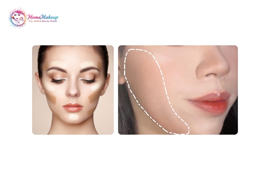 Phan Biet Tao Khoi Contour Va Tao Sang Highlight Trong Trang Diem