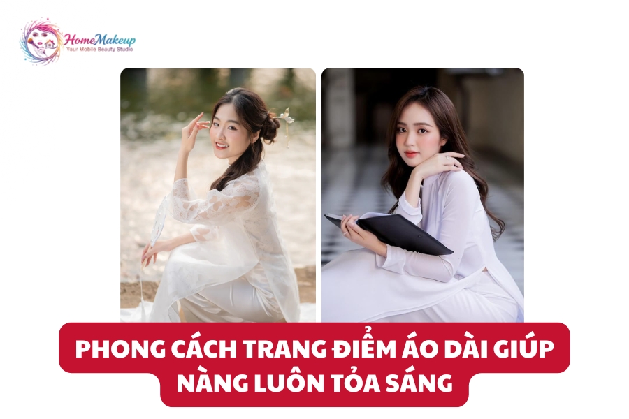Phong Cách Trang Điểm Áo Dài Giúp Nàng Luôn Tỏa Sáng 1 Phong Cach Trang Diem Ao Dai
