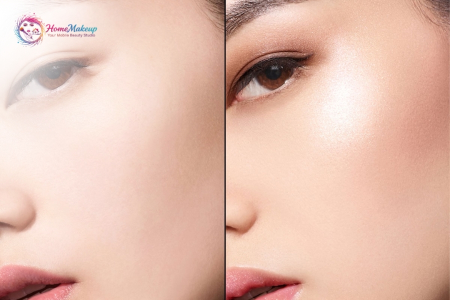 Tao Diem Nhan Cho Guong Mat Voi Ma Hong Va Highlight