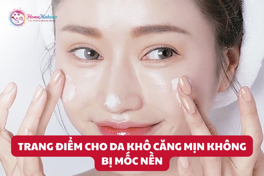 Trang Điểm Cho Da Khô Căng Mịn Không Bị Mốc Nền 1 Trang Diem Cho Da Kho Cang Min Khong Bi Moc Nen